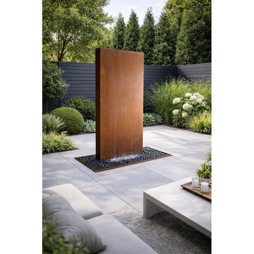Gartenbrunnen wasserwand - gartenbrunnen,