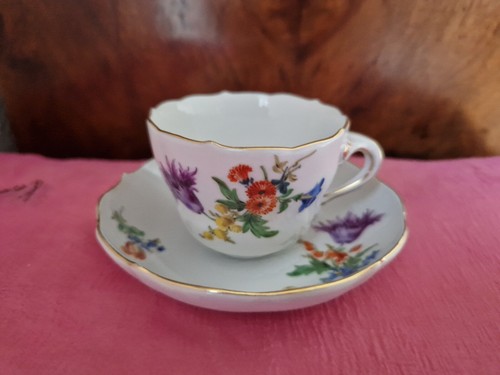 Meissen porzellan moccatasse - porzellan,