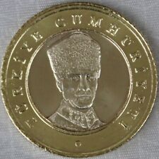 **NEW**TÜRKEI / TURKEY_5 Lira 2024_new circulation coin_Atatürk_Bi-Metall_unc