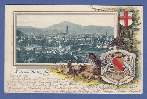 Gruß aus freiburg mit - ak,