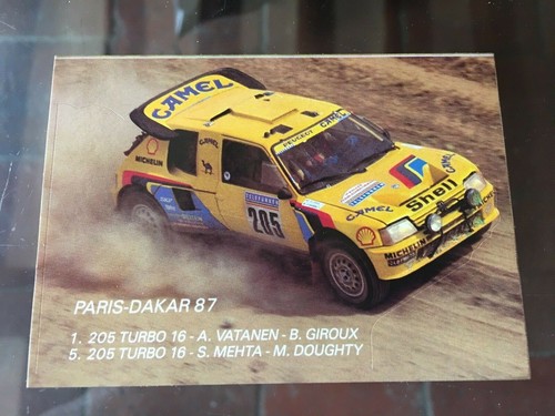 Vintage aufkleber peugeot 205 - vintage,