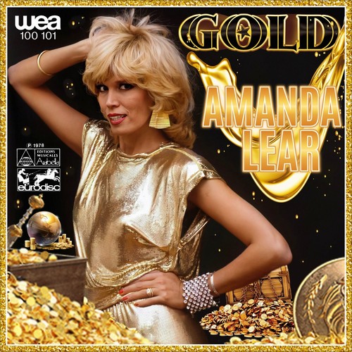 Amanda lear gold lily - 7",
