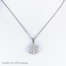 Pendant + Chain 750/- White