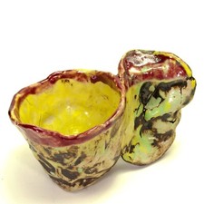 Tasse AURIS Unikat Keramik Steinzeug Original signiert Prof.em Loeschner-Gornau