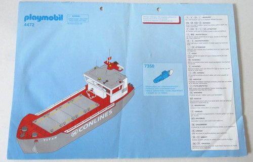 Playmobil 4472 frachtschiff - playmobil,
