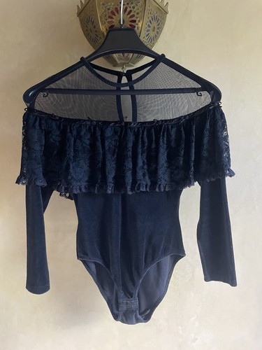 Langarmbody body samt spitze - langarmbody,