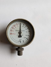 antikes Messing-Manometer
