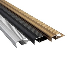 Alu Stufenprofil Fliesenschiene Profil Treppe Schiene silber gold L270 H10mm