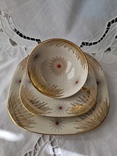 Wunsiedel Retsch Bavaria, Sammelgedeck 3-tlg., mit Goldrand