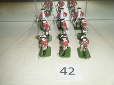 Figuren 1:32 Nr.42 Handbemalte Britsche Infantry American Revolution 1774-1776