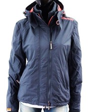 Superdry Arctic Windcheater Damen Jacke Gr.XS dunkelblau korale / 4F