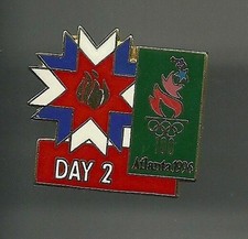 OLYMPIA PIN  WELCOME  ATLANTA 1996 TAG 2  406
