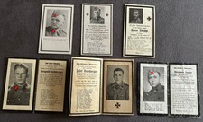 Sterbebild Militaria Konvolut