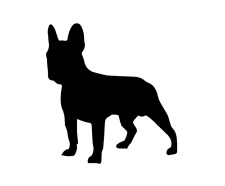 2 Aufkleber French Bulldog Hund Dog Silhouette Auto Sticker Tuning JDM Decal no.