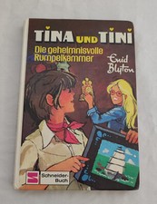 Tina und Tini die geheimnisvolle Rumpelkammer. Enid Blyton Schneider Buch.
