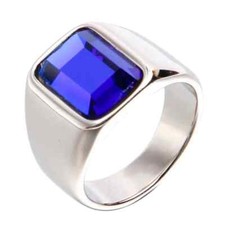 EDELSTAHL Siegelring - silber