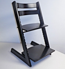 Stokke Tripp Trapp Kinder Hochstuhl in Schwarz (newborn-fähig)