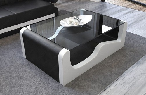 Leder sofa couchtisch - leder,