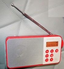 Sony XDR-S40DBP - Radio FM - DAB+DAB  Rot