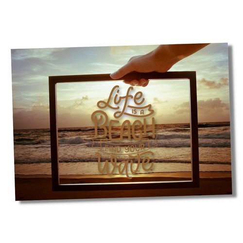 Life beach wave - life,