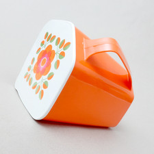 Saftkrug Deckel Kanne Karaffe Kunststoff Prilblume 1972