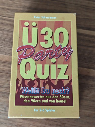 ü30 party quiz weißt - quiz, –