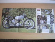 Orig. Motorrad Poster NSU 500 SS RENN genannt DIE BULLUS tolle Motiv-Abbildung