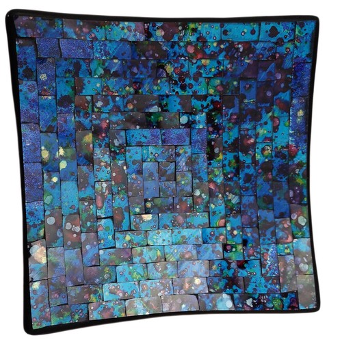 Dekoschale mosaikschale blau - dekoschale,