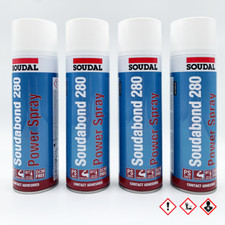 4x Soudal Sprühkleber