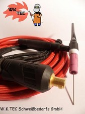 WIG TIG Schweissbrenner für Sweißgerät WP/SR 17V mit Ventil - 4m SK25  R1/4 RH