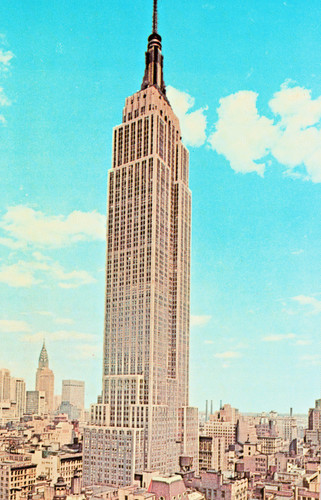 Ansichtskarte empire state - ansichtskarte,