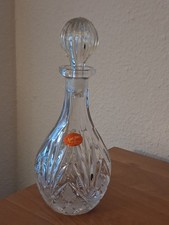 Bleikristall Karaffe Anna Hütte 24% PBO Handgeschliffen H.30 cm