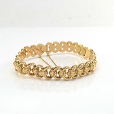 Armband massiv 750/-18k Gelbgold ca. 22 cm, 12,2 mm    -986