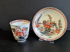 Antike Meissen Kakiemon Tischchenmuster  Becher Tasse & Ut c. 1740