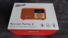Roberts Radio Petit 2 Orange mit Garantie Neuwertigst --Lesen--