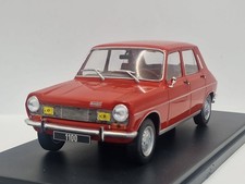 Simca 1100 1969 rot Modellauto 1:24 Whitebox