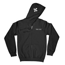 The Cult Snake Cross Black Zip