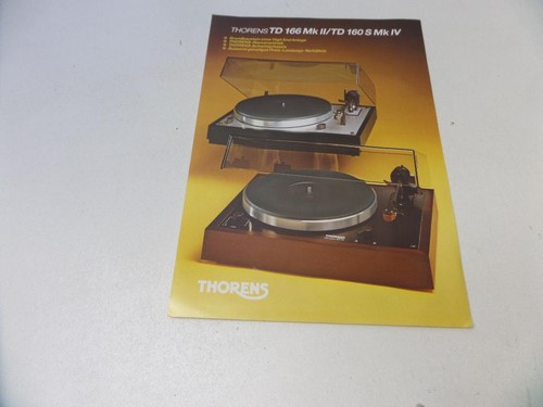 Werbezettel thorens 166 - td,