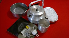 Konvolut Alu-Geschirr Camping 70´ziger Zelten Klappfix Küche Becher Tee Topf
