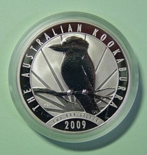 Australien 1 $ Kookaburra 2009 1 oz , in original Kapsel