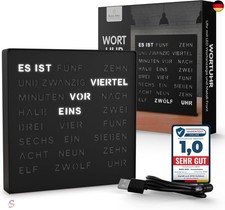 Bada bing led wortuhr - led, schwarz