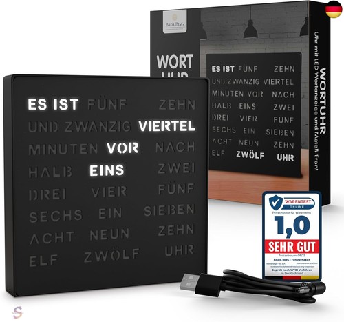 Bada bing led wortuhr - bing,