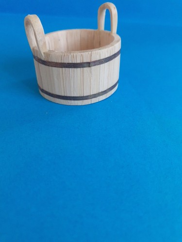 Kleine runde holzwanne - runde,