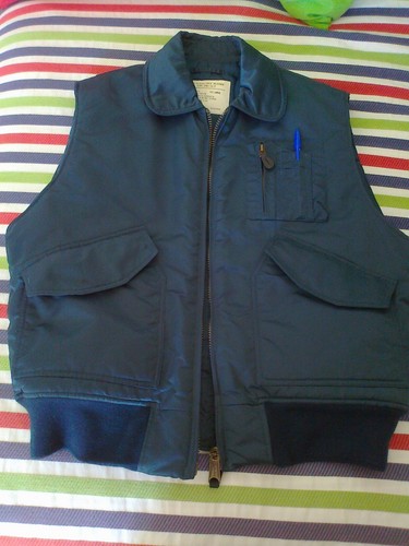 Chaleco aviador talla verde - aviador, l