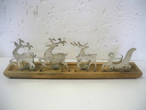 Adventskranz rentiere - adventskranz, +