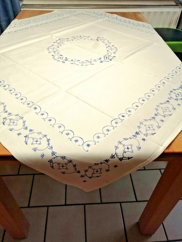 Blaudruck tischdecke indisch - tischdecke,