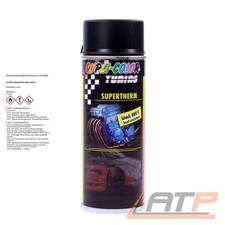 400ml DUPLI COLOR SUPERTHERM BLACK 800°C AUSPUFFLACK MOTORLACK HITZELACK