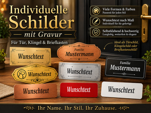 Türschild klingelschild - türschild,