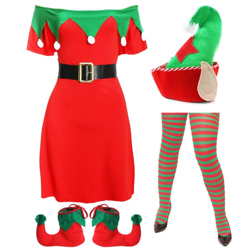 Damen elfe kostüm weihnachten - kostÜm,