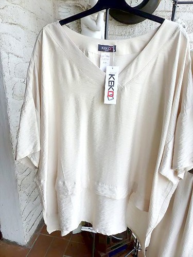 5520 kekoo shirt beige - kekoo,